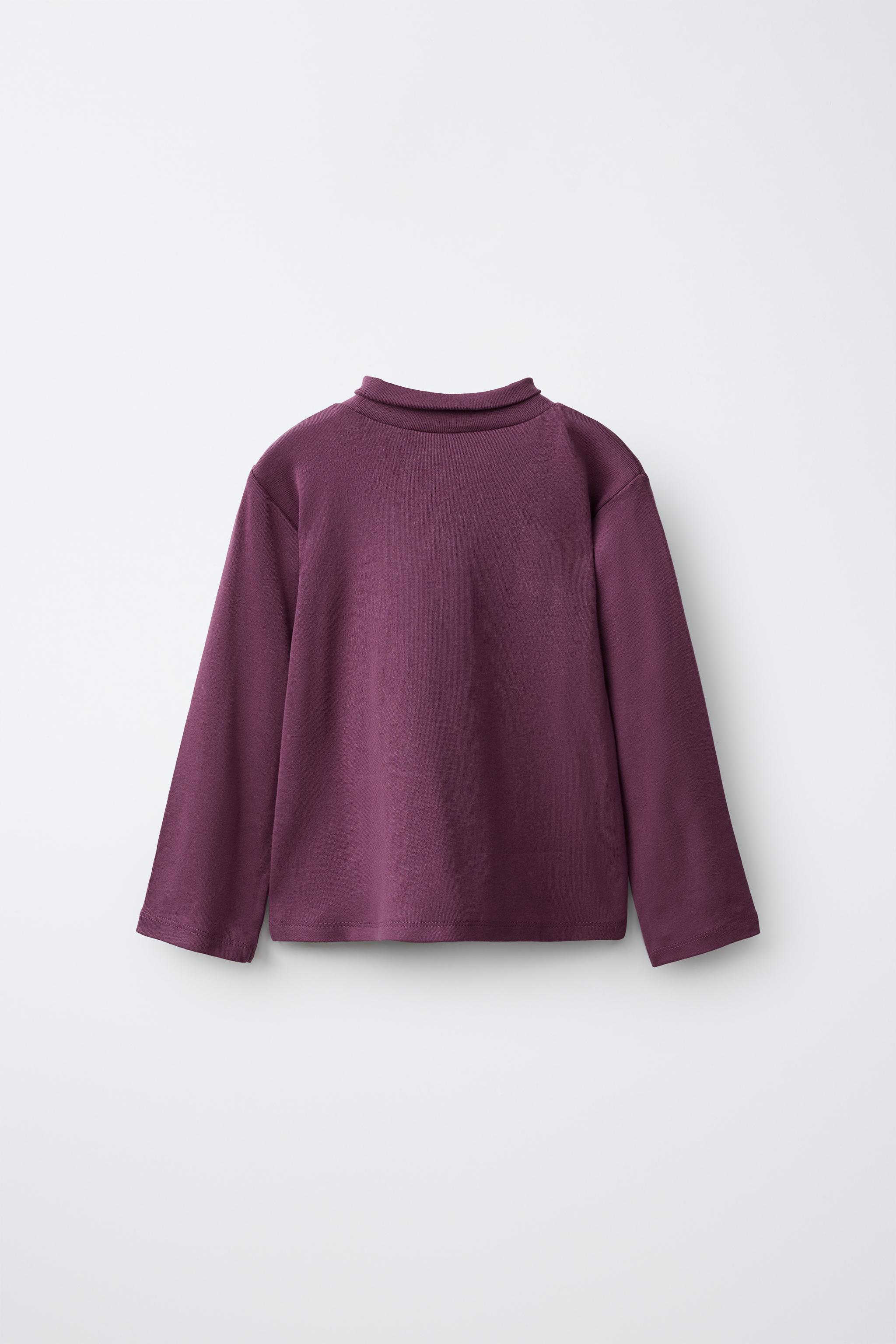 SOLID TURTLENECK T-SHIRT