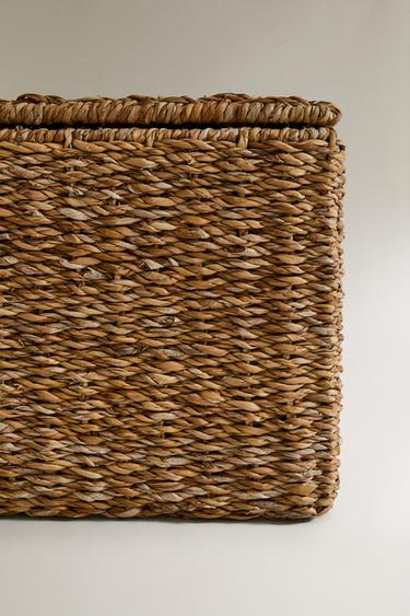 PANIER EN ALGUES COUVERCLE - Marron de Zara - Image 3