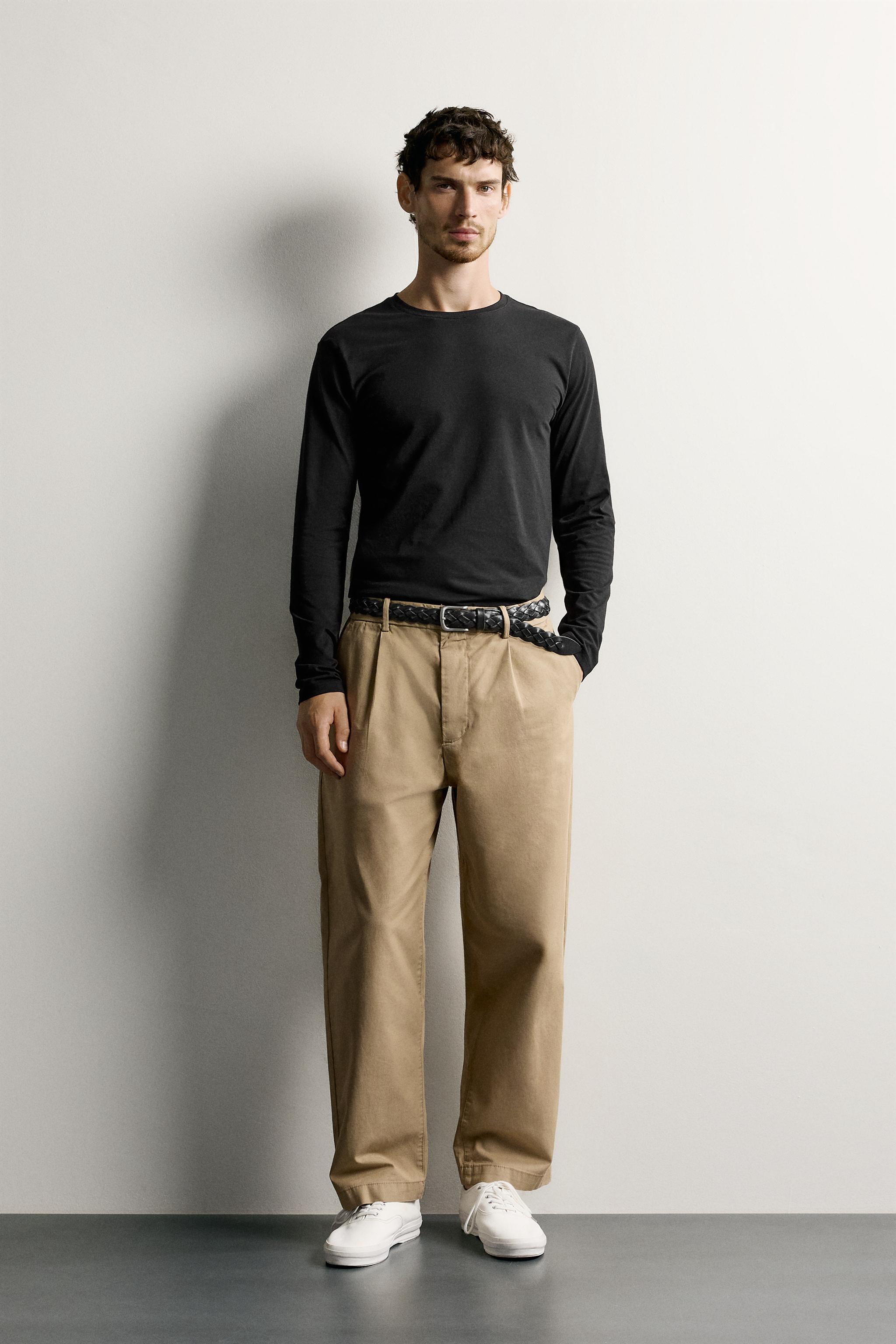 3-PACK SLIM FIT LONG SLEEVE BASIC T-SHIRTS