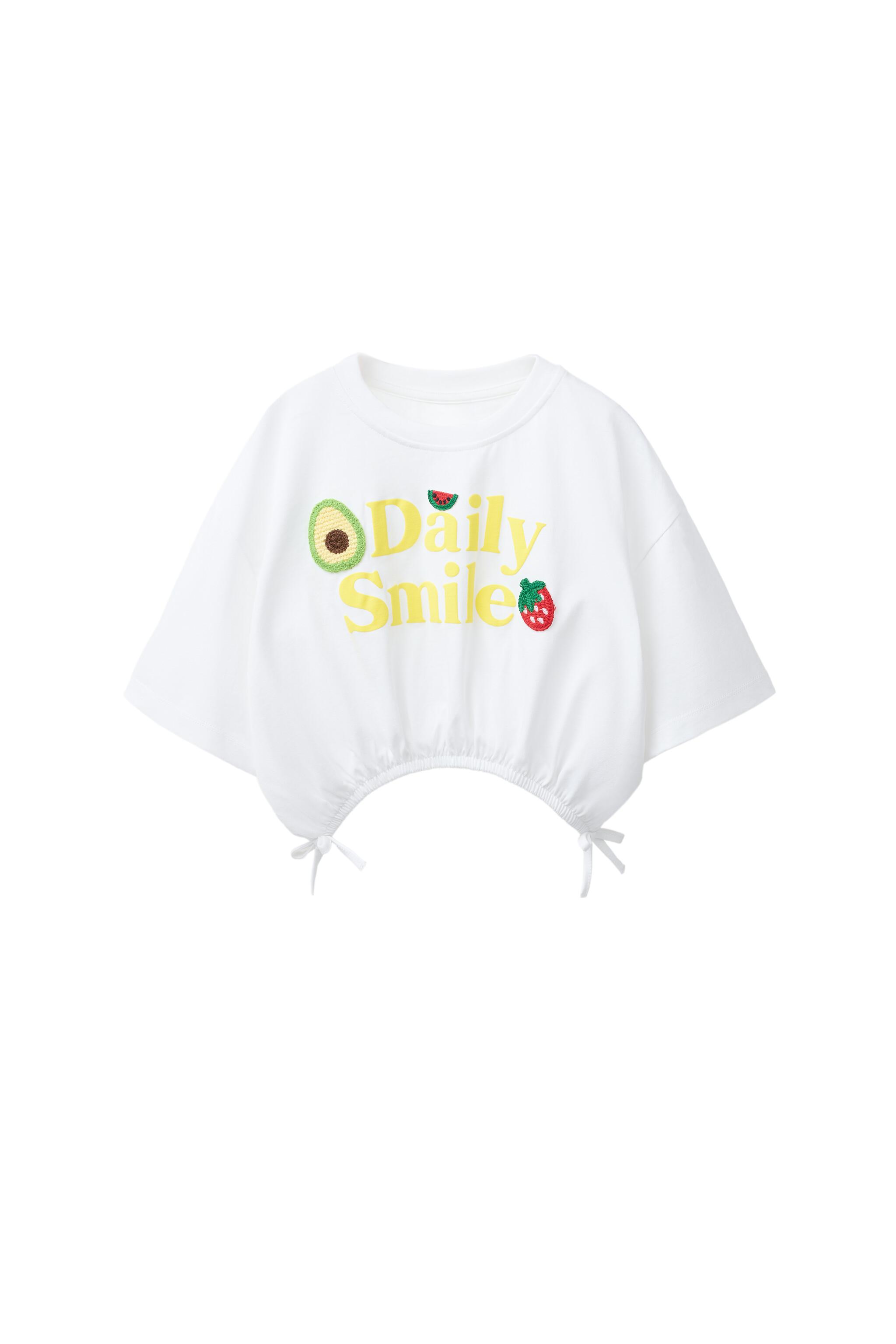 Tシャツ(半袖/袖なし) KEY RABBIT MINI CROPPED TEE / WHT 06208608250-f1.jpg?ts=