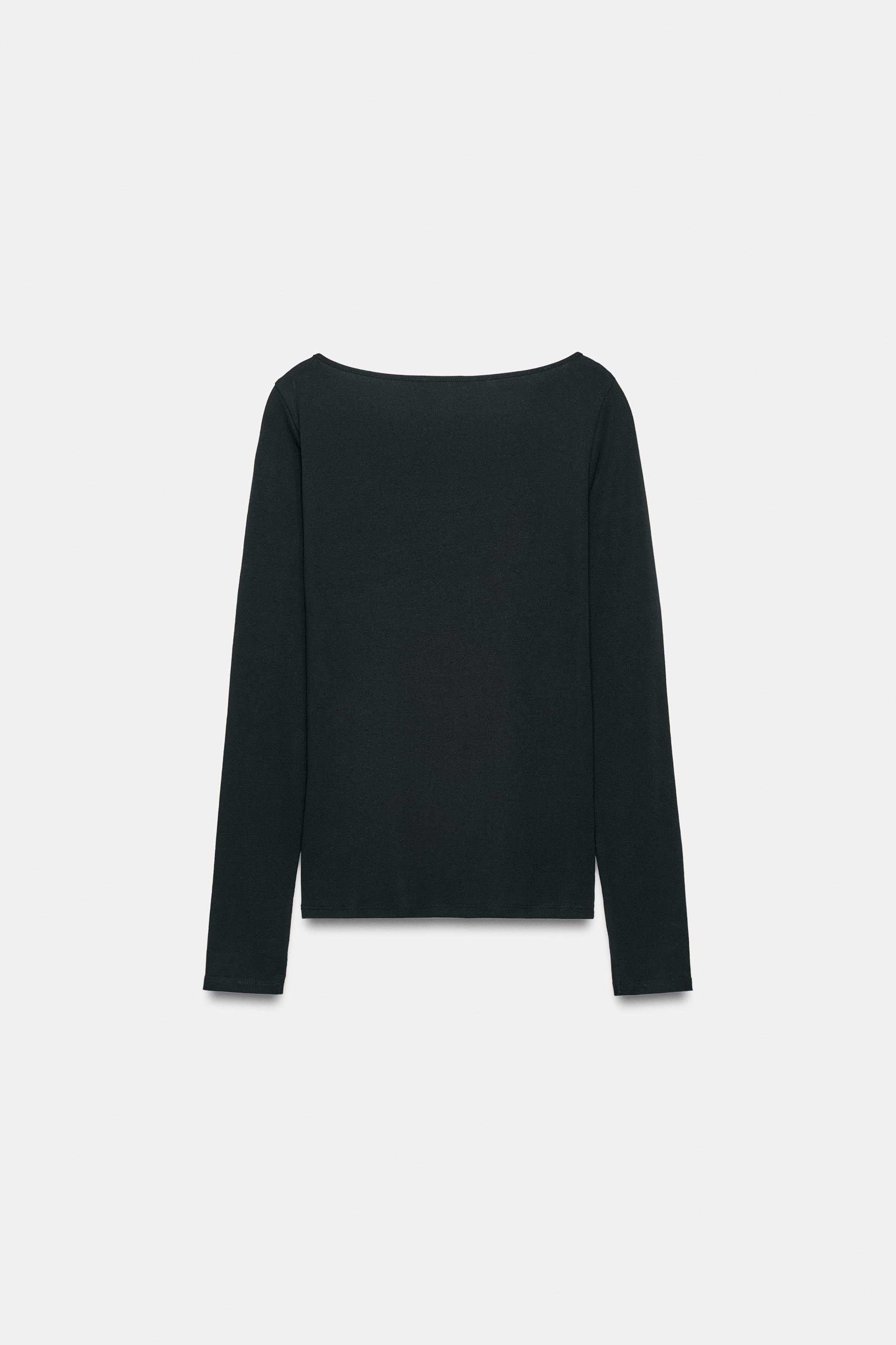 BOAT NECK T-SHIRT