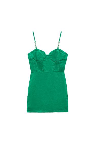 STRAPPY DRESS WITH CHAIN DETAIL