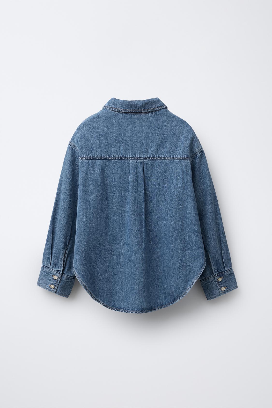 DENIM SHIRT AND RIB T-SHIRT PACK