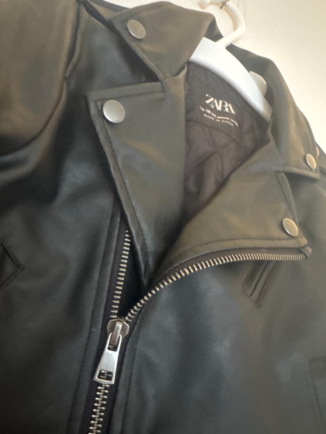 FAUX LEATHER BIKER JACKET - Image 3
