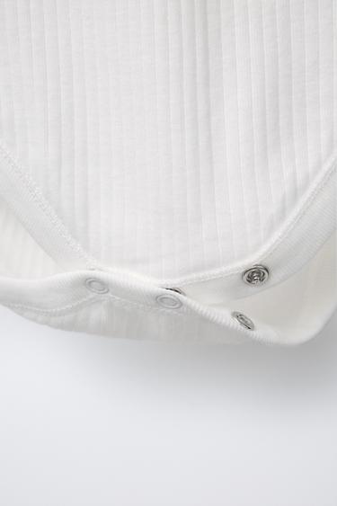 3-PACK OF SHORT SLEEVE BODYSUITS - White by Zara - Image 3