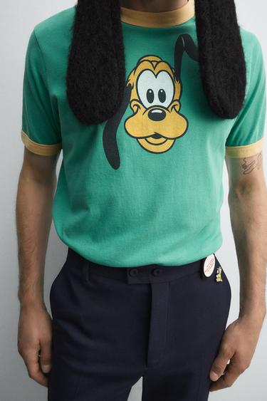 PLUTO HARRY LAMBERT FOR ZARA X DISNEY T-SHIRT - Green by Zara - Image 4