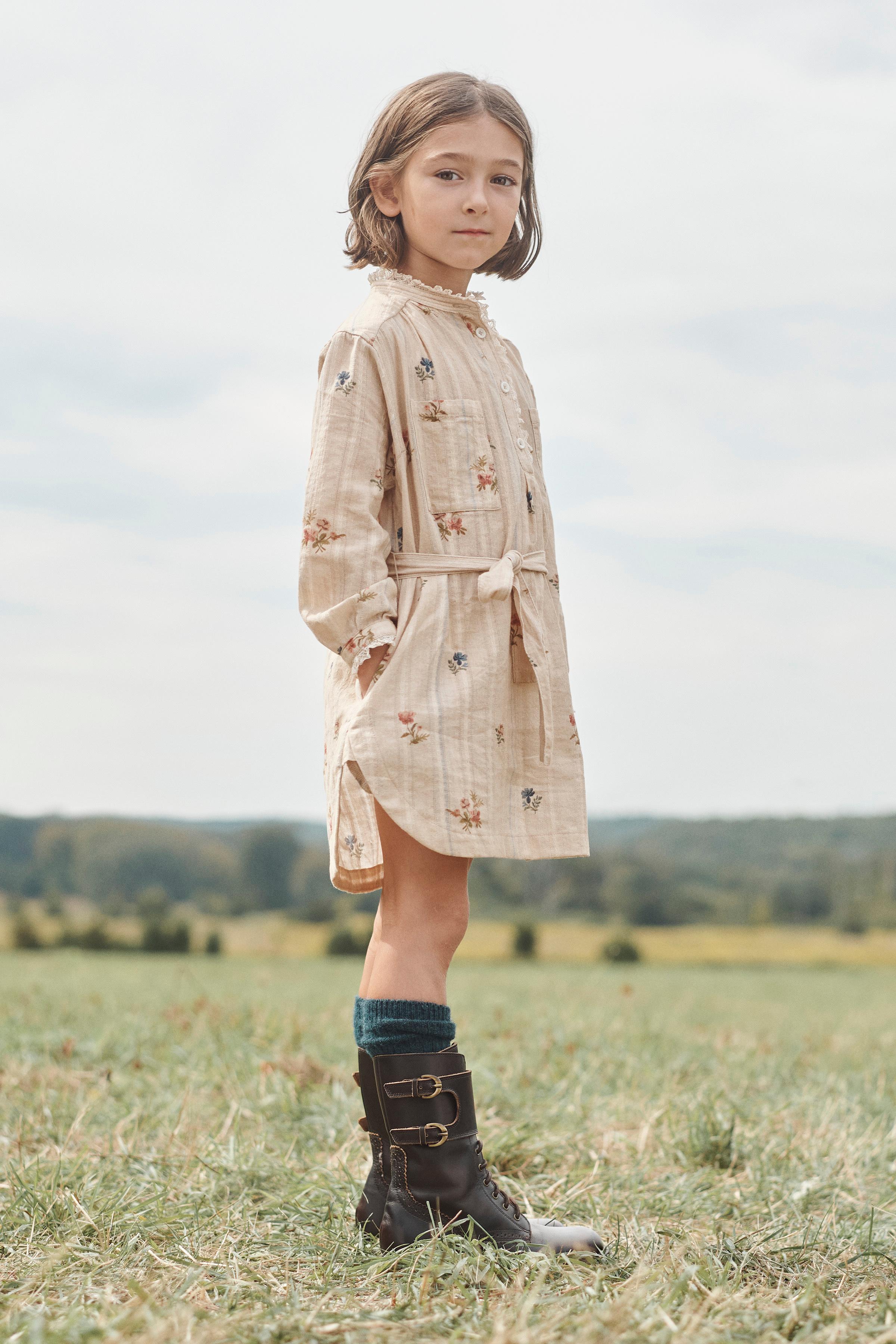 LIMITED EDITION FLORAL PRINT SHIRT DRESS