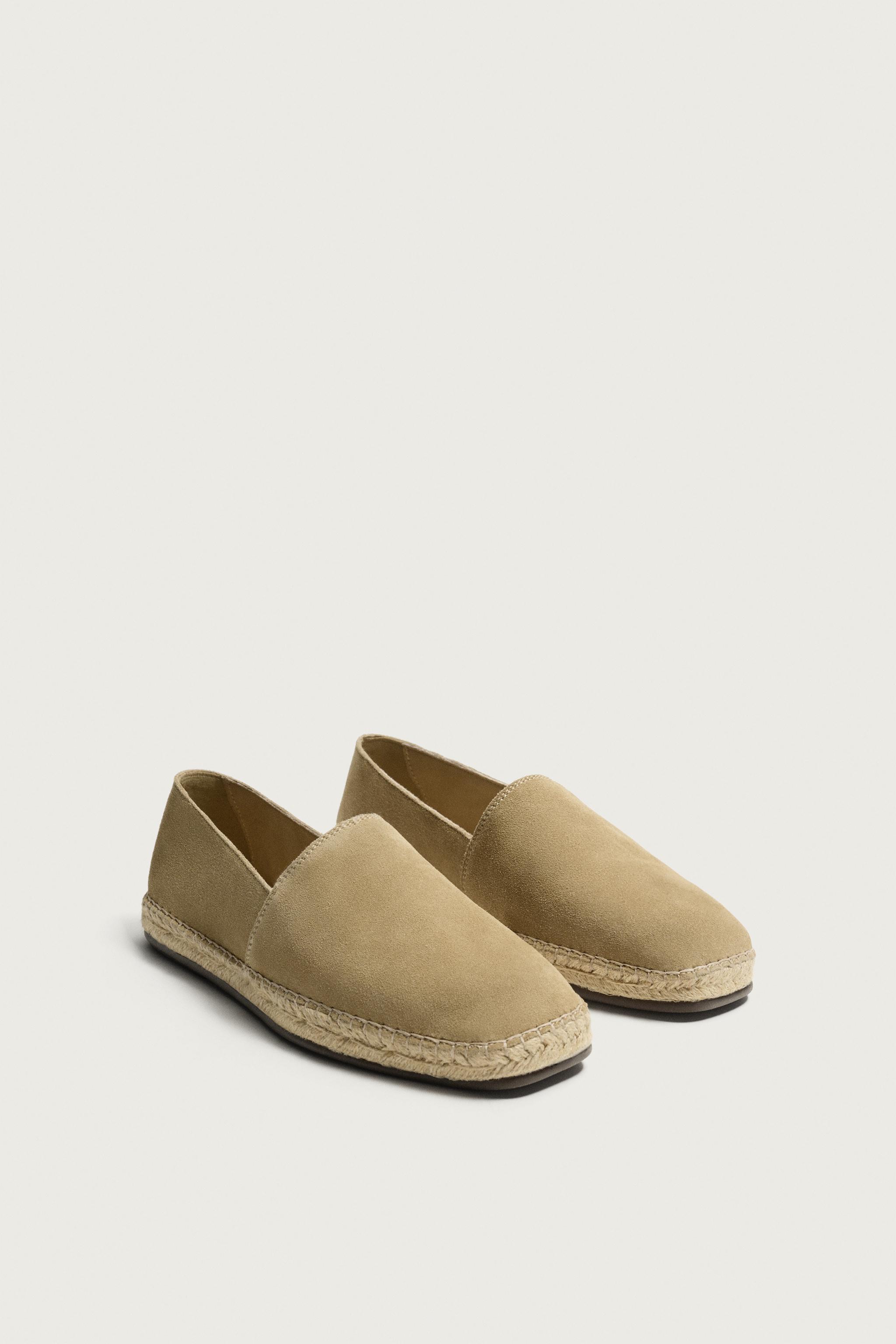 LEATHER ESPADRILLES — Sandy Brown (alternate view)