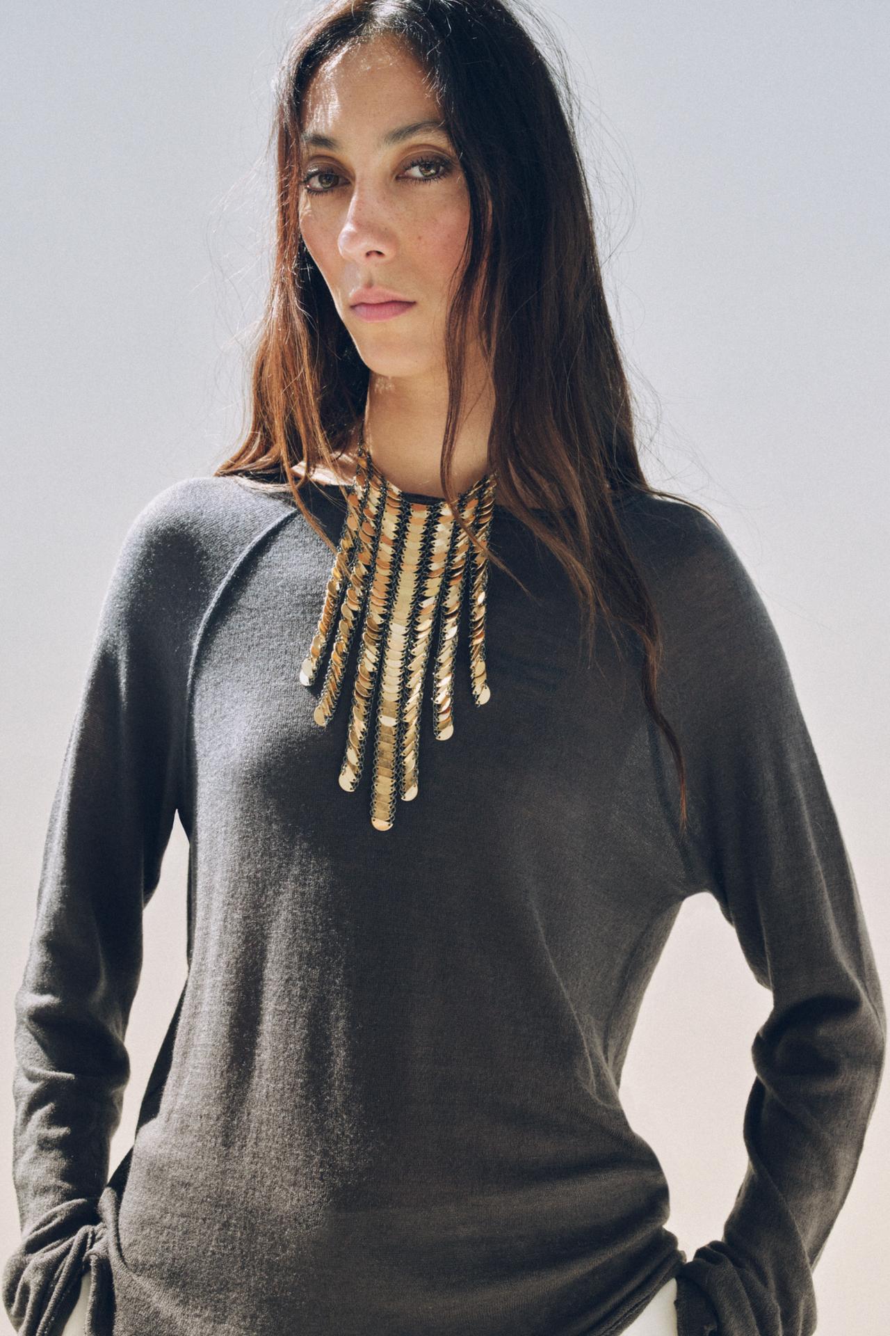 WOOL LONG SLEEVE T-SHIRT