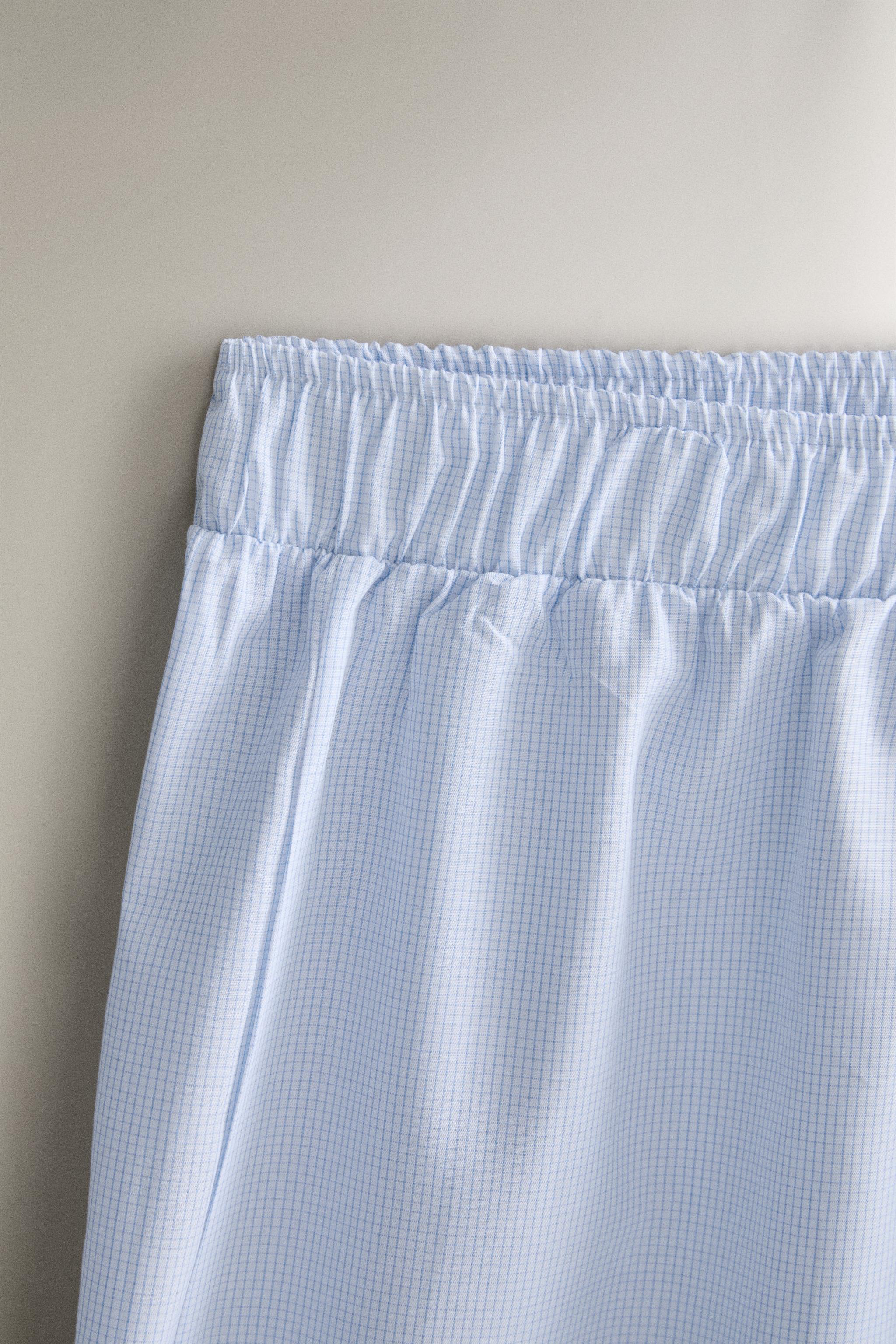 ENSEMBLE T-SHIRT ET SHORT À CARREAUX