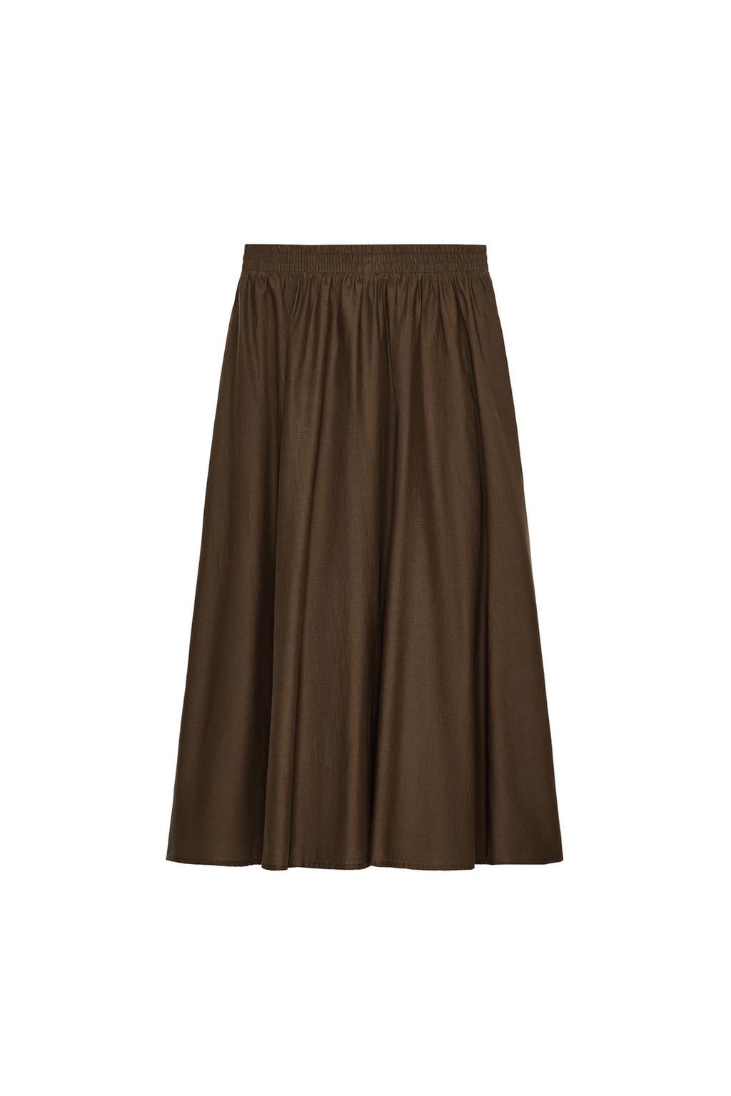 LAYERED MIDI SKIRT - image 3