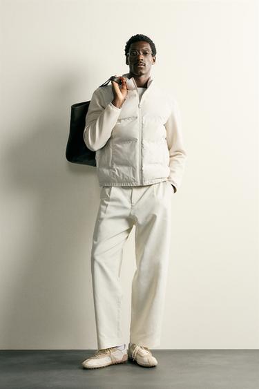 QUILTED JACKET - Ecru by Zara