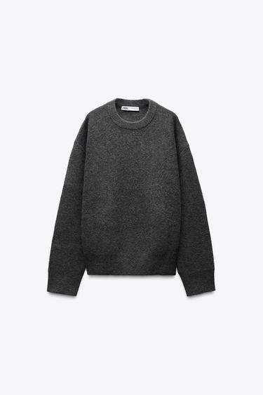 CAMISOLA MALHA LISA - Cinzento-antracite da Zara