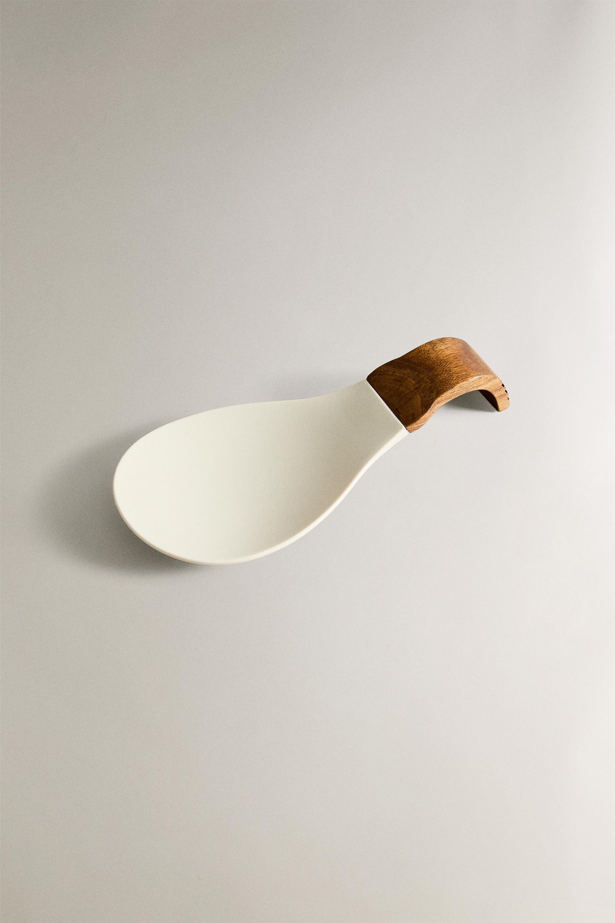 SILICONE SPOON REST — Cream