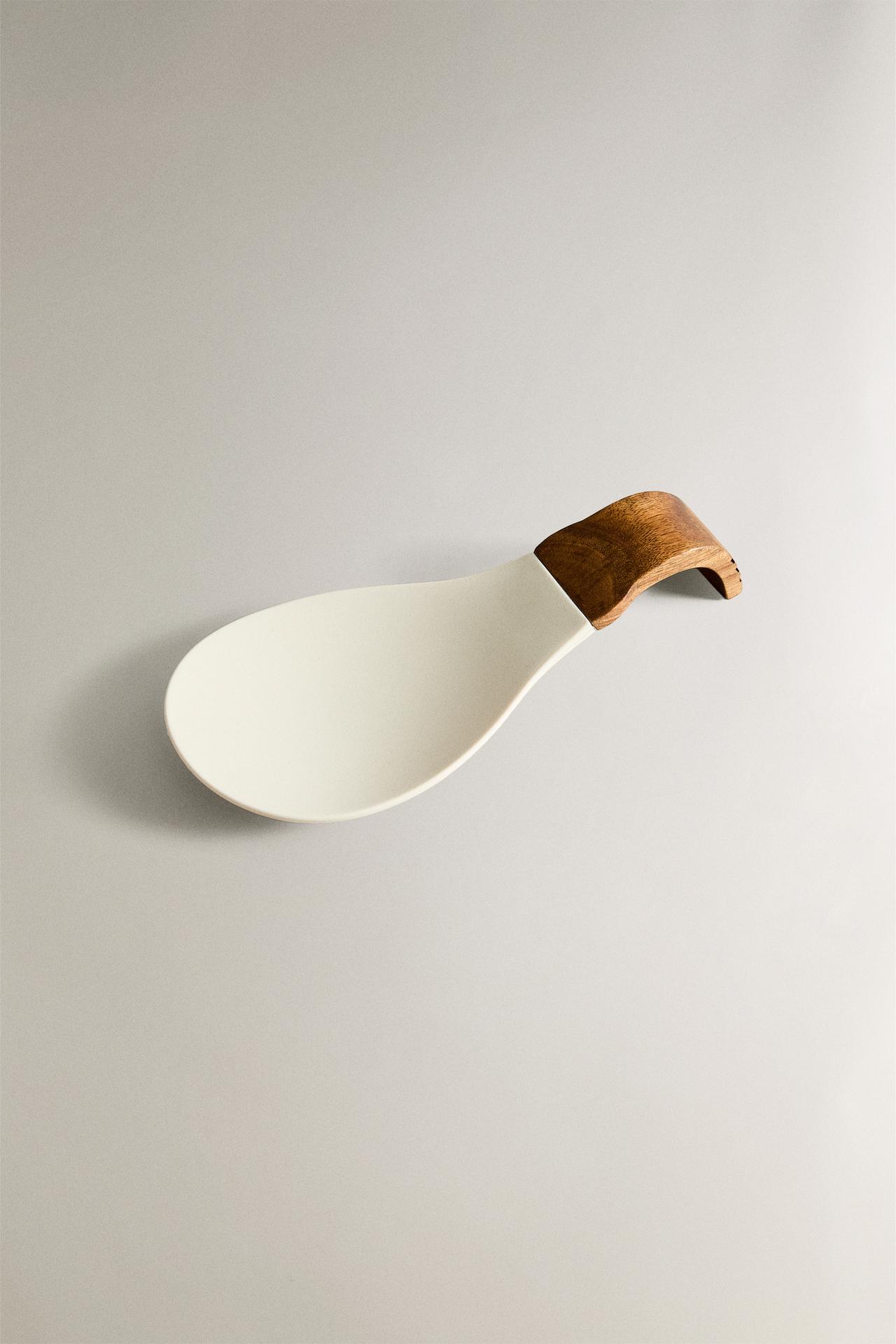 SILICONE SPOON REST — Cream