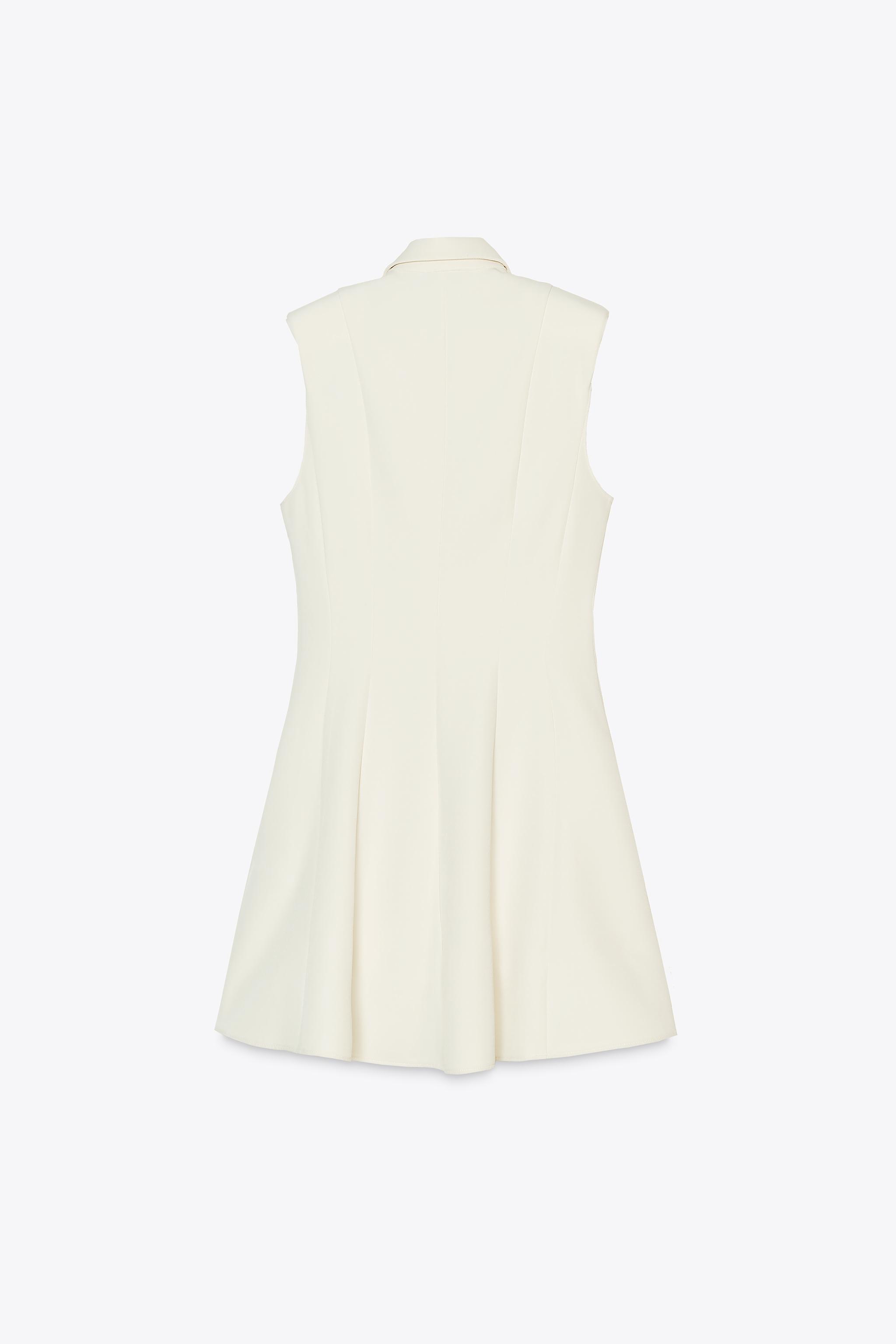 クレープミニワンピース - エクリュ | ZARA Japan / 日本