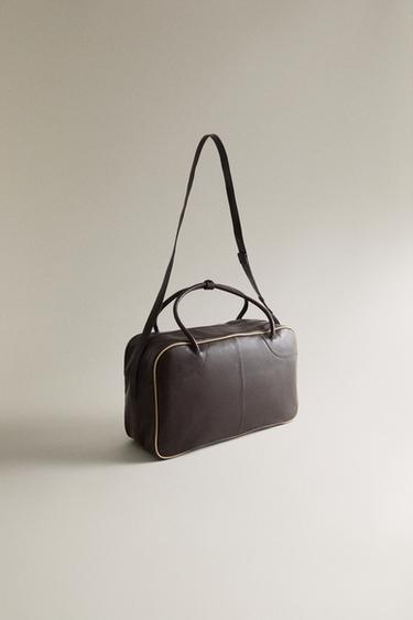 SAC CUIR GOLF - Marron de Zara - Image 0