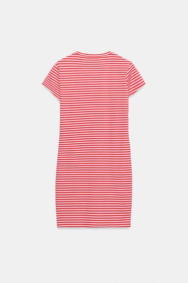 STRIPED SHORT DRESS - striped by Zara - Image 3