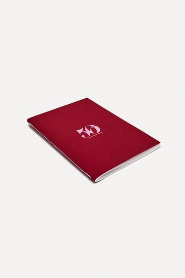 ZARA SMALL 50TH ANNIVERSARY NOTEBOOK - Burgundy by Zara - Image 1