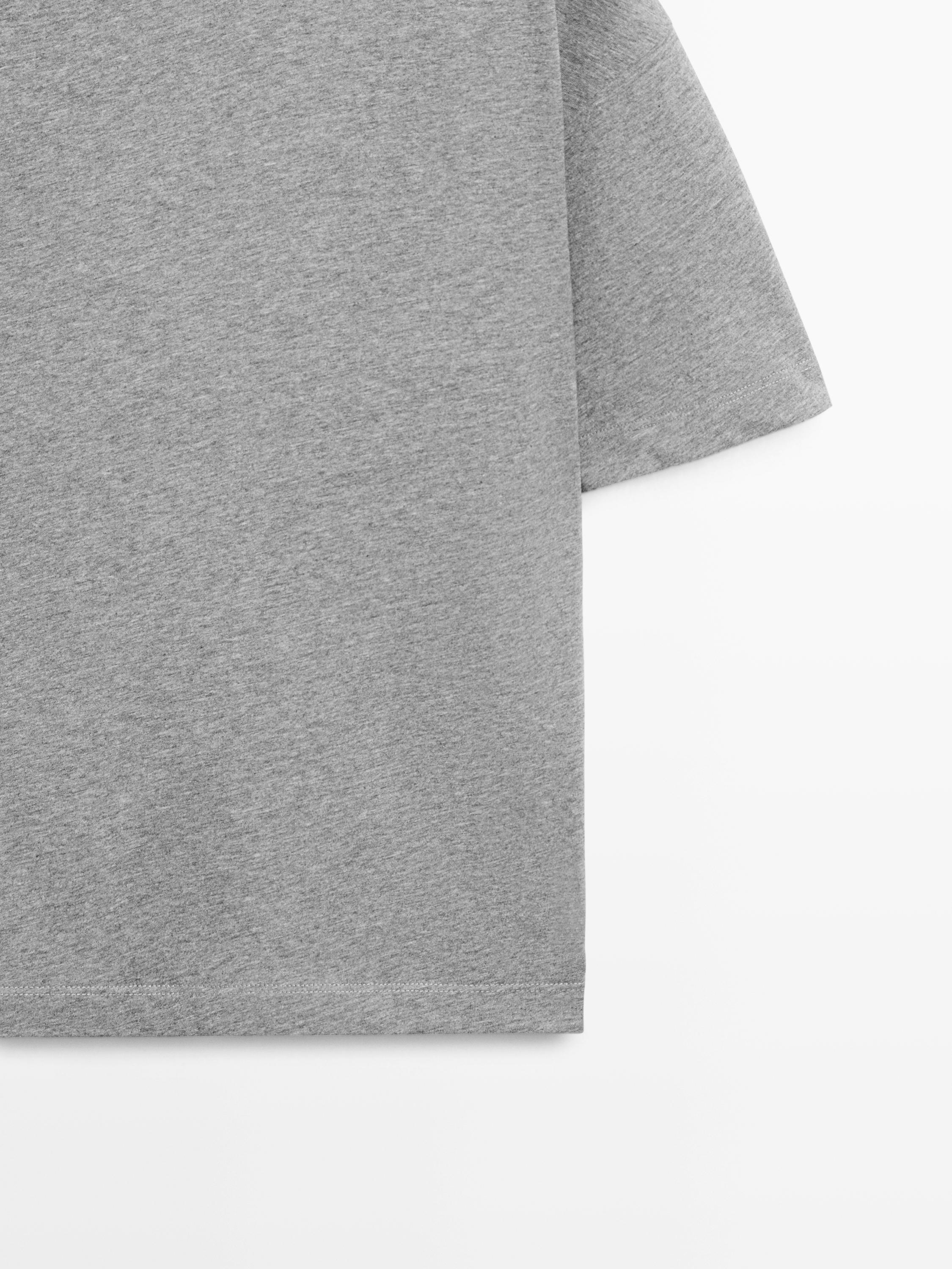 Short sleeve cotton balloon T-shirt
