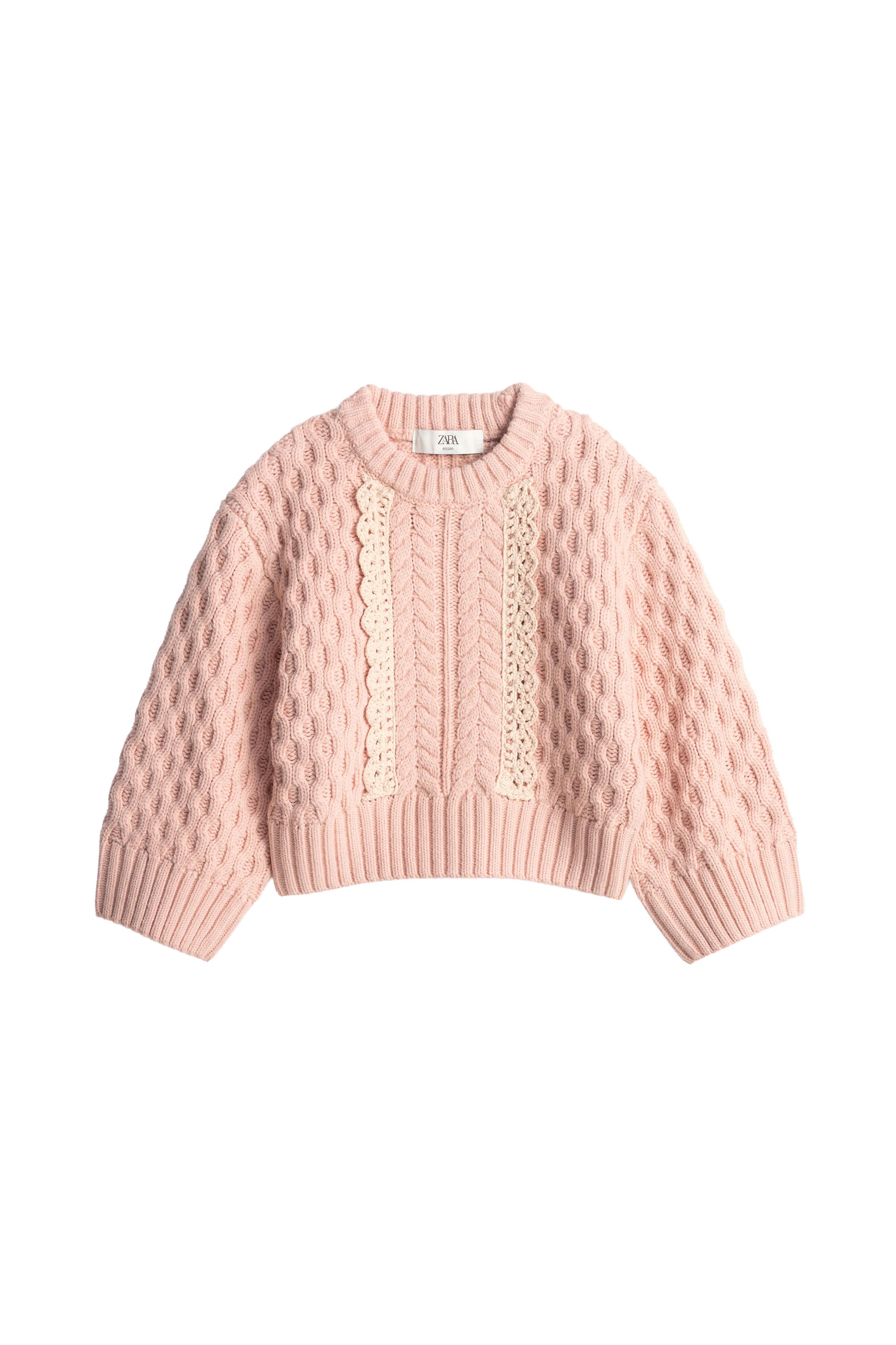 CABLE KNIT SWEATER WITH WOOL LIMITED EDITION