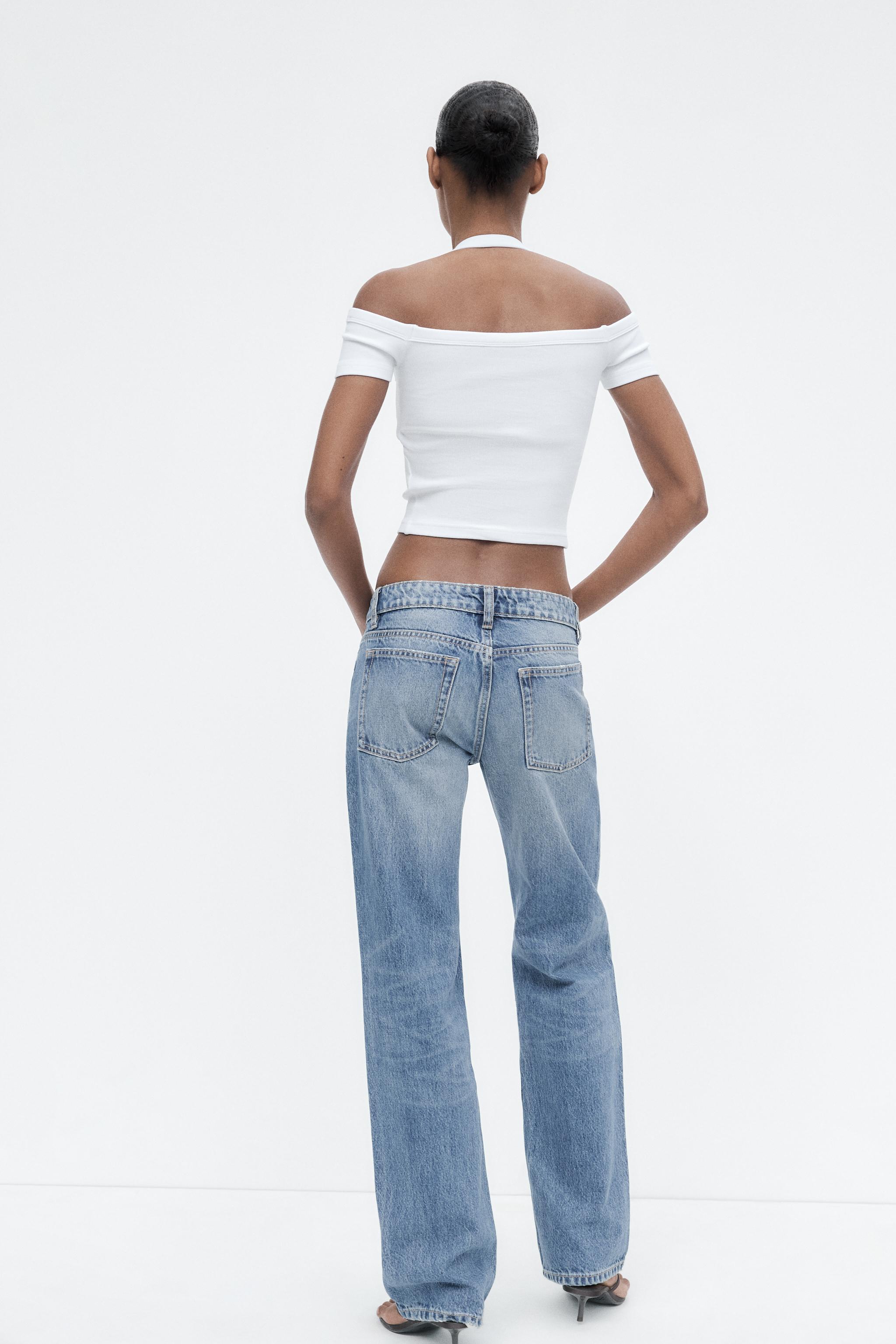JEAN TRF DROIT À TAILLE BASSE
