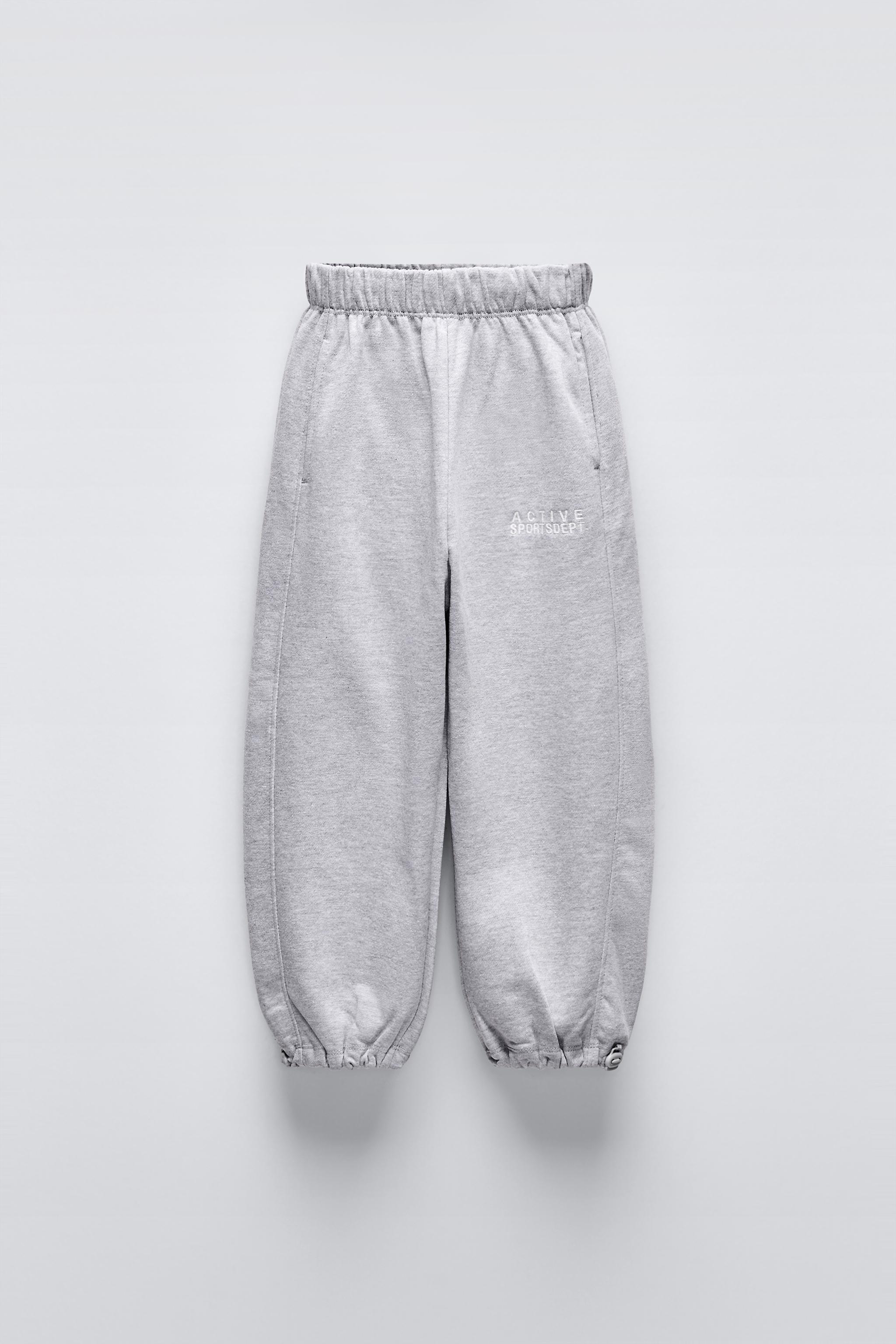 LEMEL JOGGING PANTOLON Gri marn ZARA Turkiye Turkey