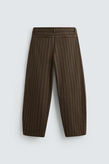 STRIPED BALLOON FIT TROUSERS © OTIS KWAME KYE QUAICOE - Brick by Zara - Image 6