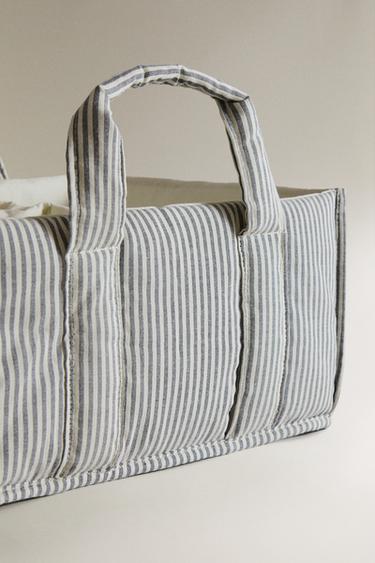 RANGEMENT ANSE VÊTEMENTS BÉBÉ RAYURES - Gris de Zara - Image 2