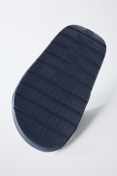 POOL SLIDERS - Navy Blue by Zara - Image 5