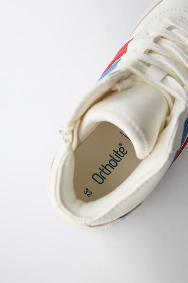 RETRO HIGH-TOP SNEAKERS - White by Zara - Image 5