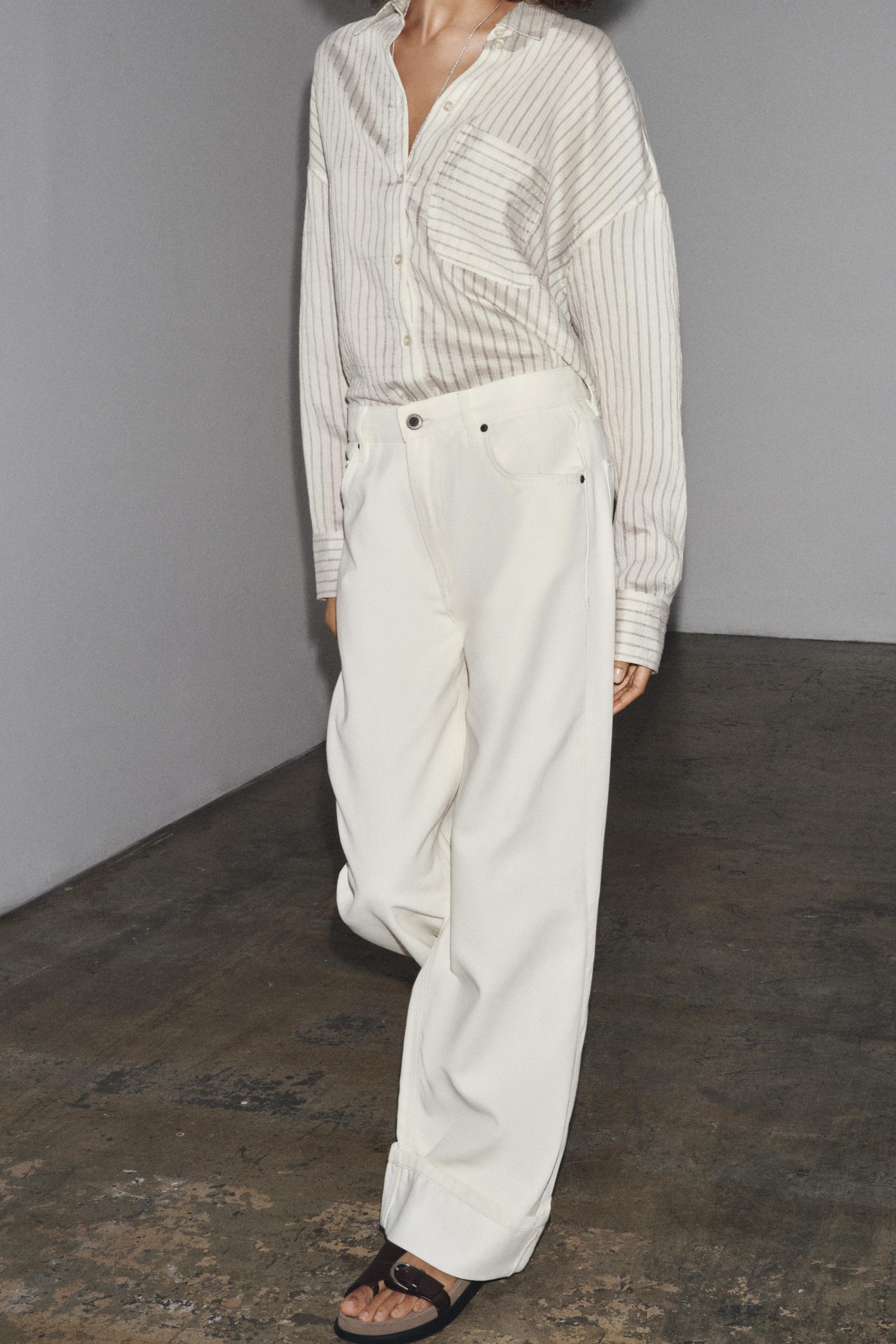 ZW COLLECTION LOW-RISE BAGGY JEANS
