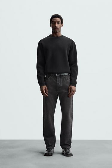 JERSEY ESTRUCTURA - Negro de Zara - Imagen 0