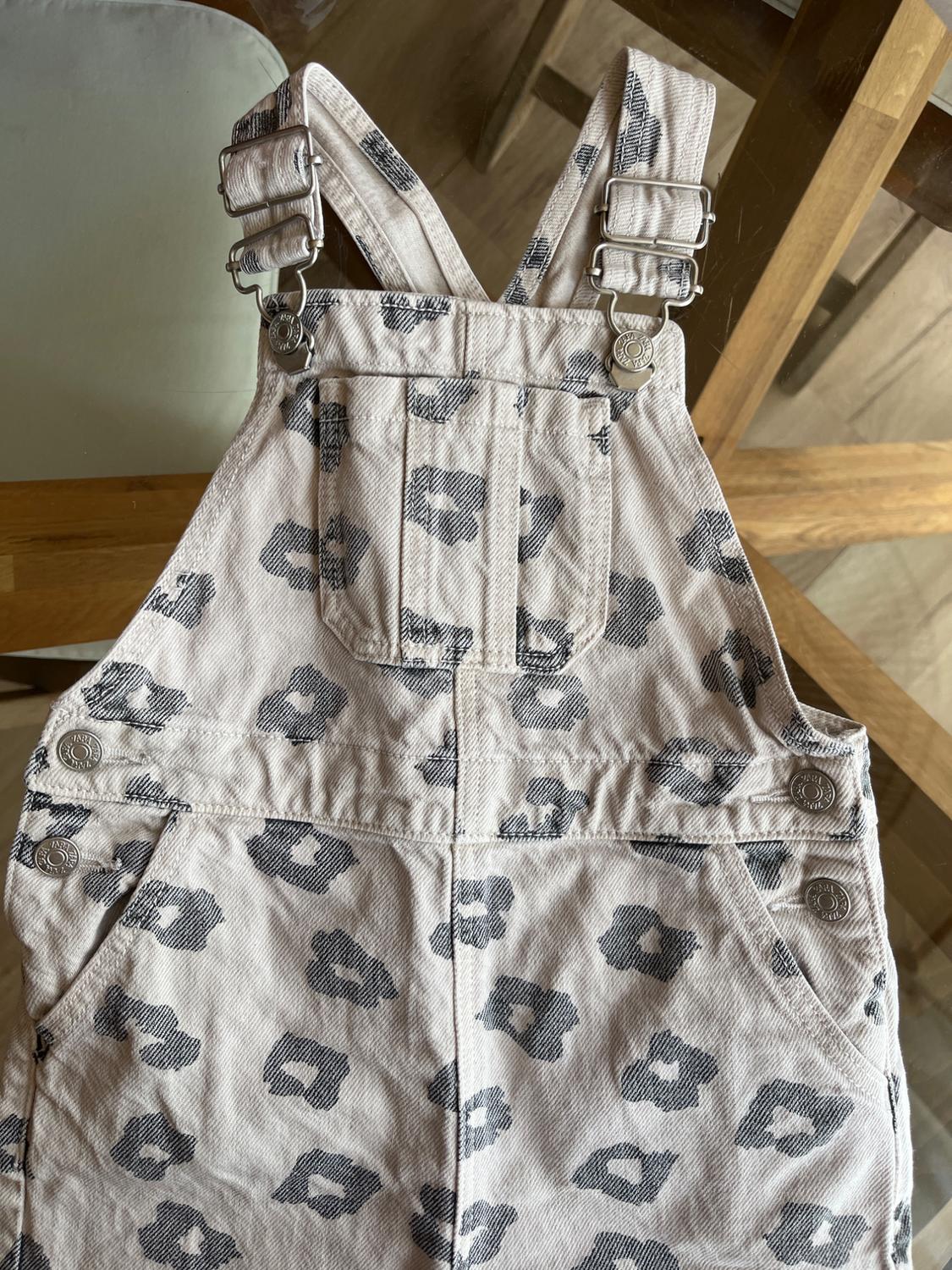 ANIMAL PRINT TWILL DUNGAREES - Image 2