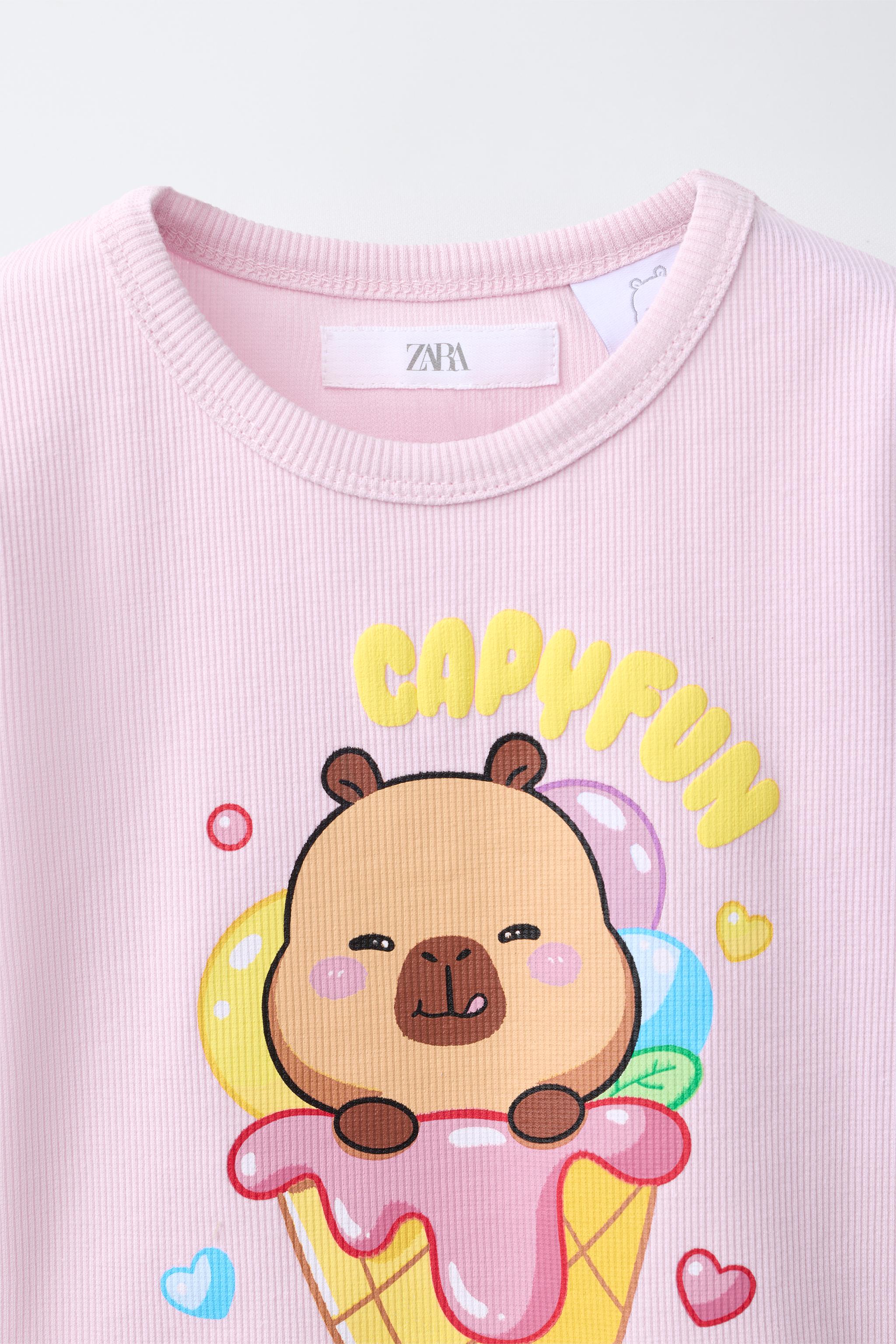 T-SHIRT CÔTELÉ CAPIBARA CAPYFUN ©