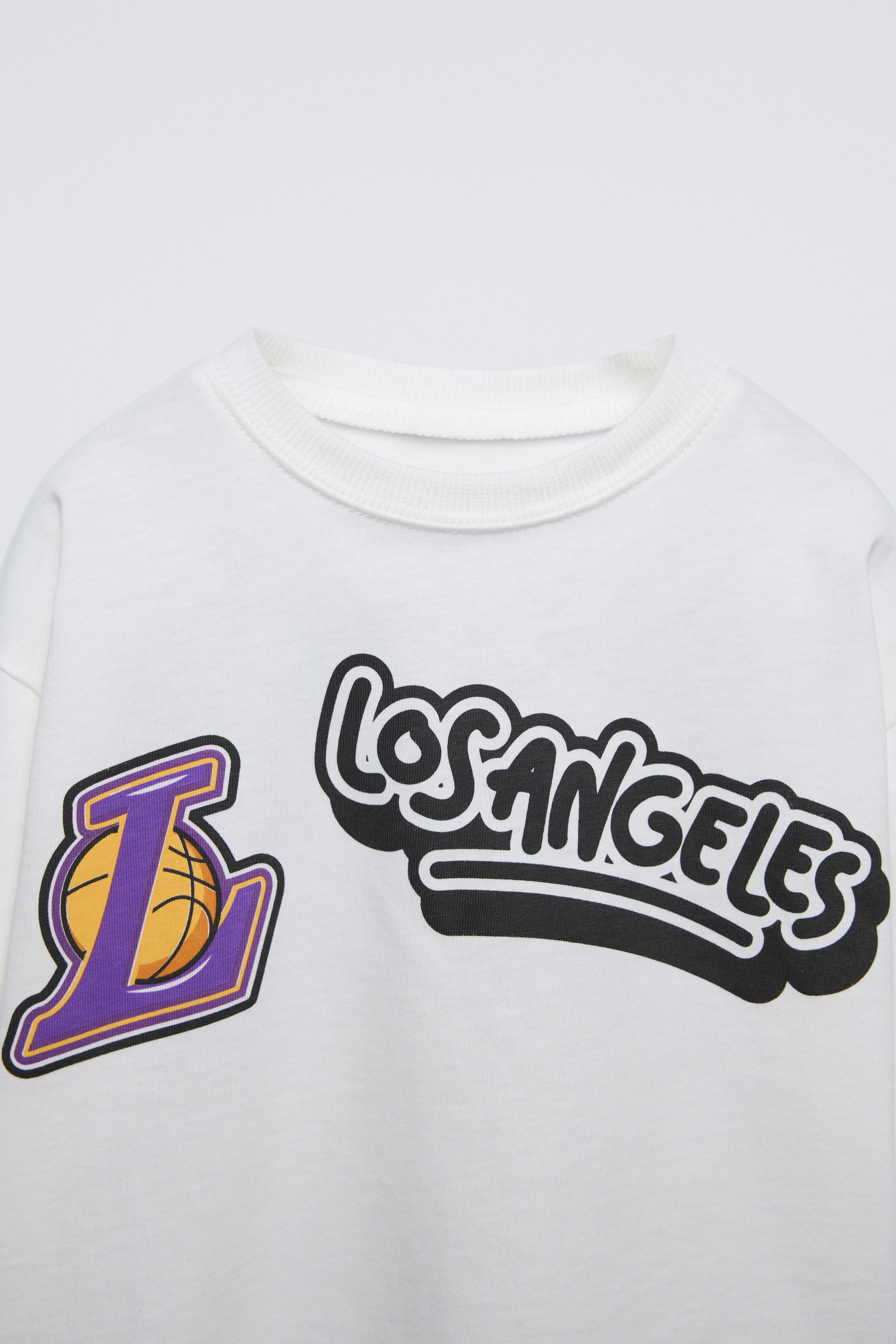 zara lakers t shirt