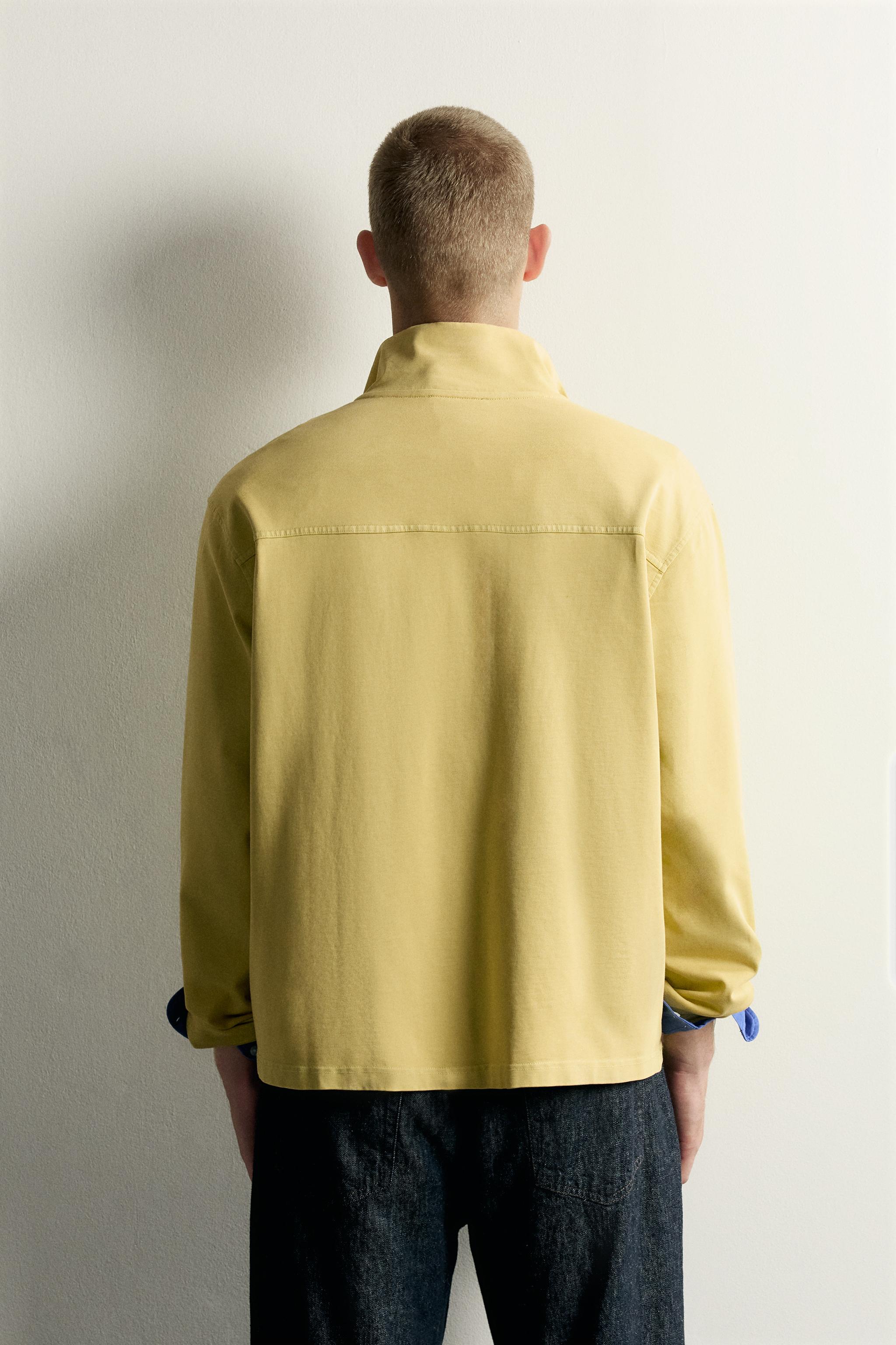 Zara RELAXED FIT FERMUARLI SWEATSHIRT görsel 3