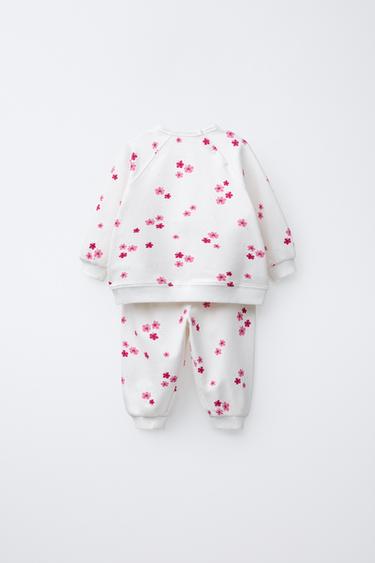 PACK SWEAT ET PANTALON IMPRIMÉ - Fuchsia de Zara - Image 1