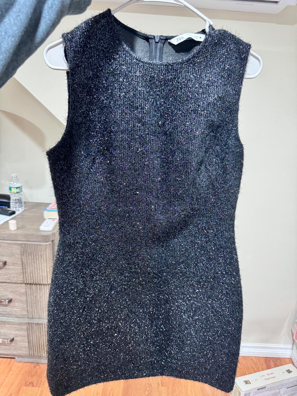 SHINY MINI DRESS ZW COLLECTION