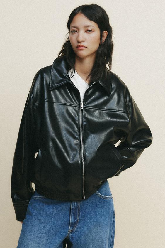 レザージャケット – レディース | ZARA 日本