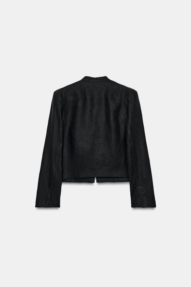 Chaqueta 100% lino colección ZW 7