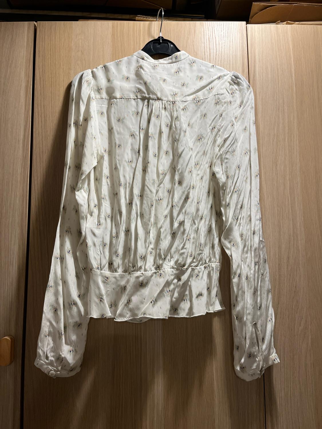 LIMITED EDITION PRINTED BLOUSE WITH TIES - Image 5