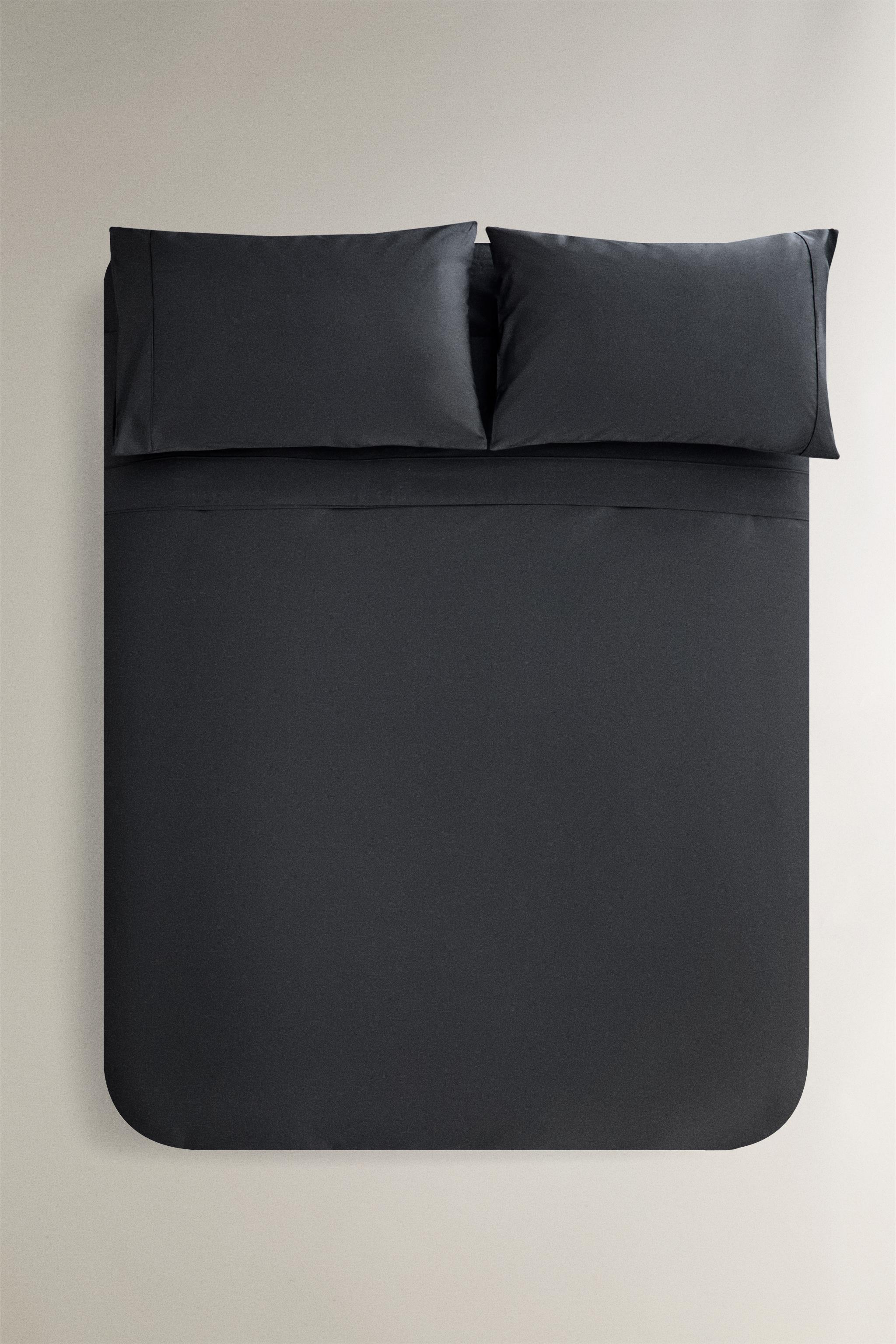 PERCALE DUVET COVER (300 THREAD COUNT) — Blue