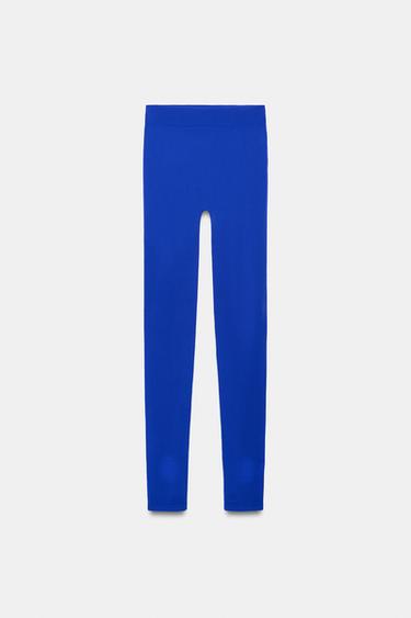 LEGGING MEDIA FUSEAU - Azulón de Zara - Imagen 0