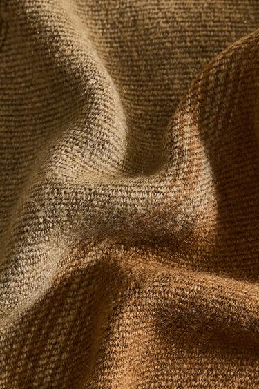 COUVERTURE COTON RAYURES - rayures de Zara