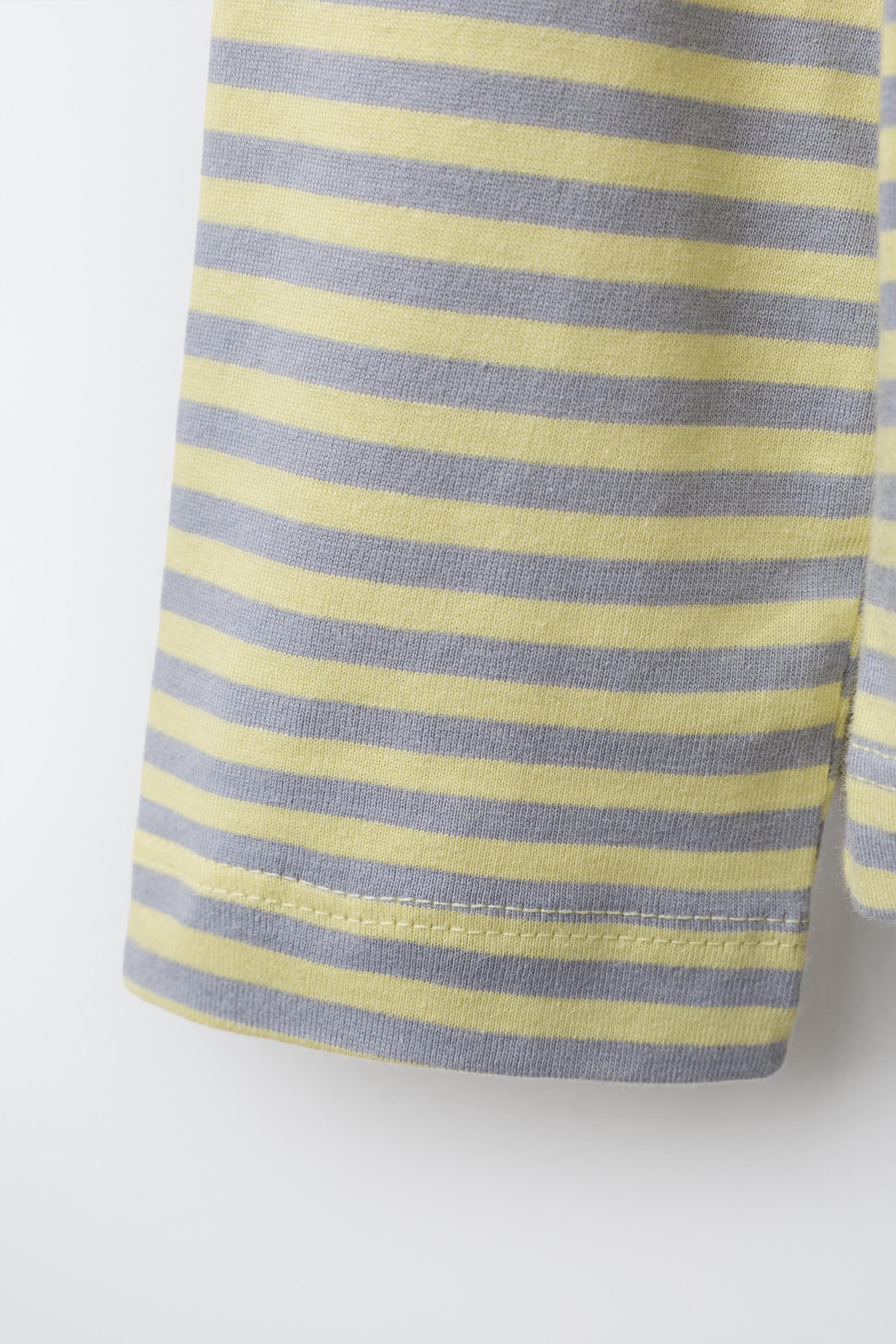 LONG SLEEVE STRIPED T-SHIRT