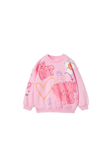 SUDADERA ESTAMPADO LAZO BRILLO