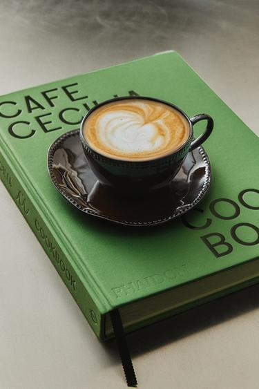 TASSE ET SOUCOUPE À CAFÉ EN GRÈS EN RELIEF - Marron de Zara - Image 6