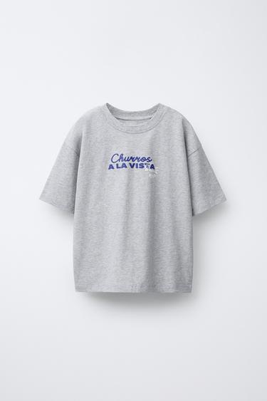 BONILLA A LA VISTA ® X ZARA PRINTED T-SHIRT - Grey marl by Zara - Image 0
