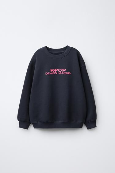 MOLETOM ESTAMPADO KPOP DEMON HUNTERS™ NETFLIX © - Cinza-antracito da Zara